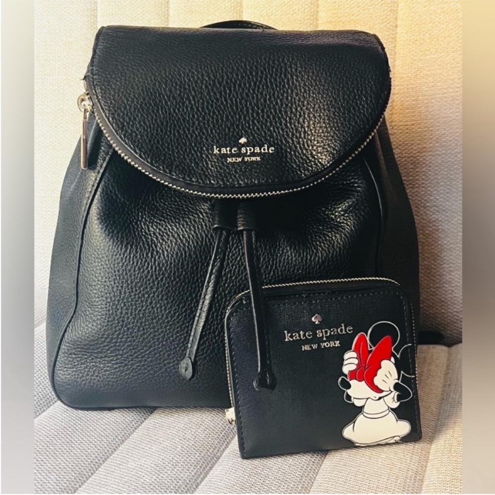 Kate Spade ♠️ Minnie Mouse black wallet - Picture 7 of 9